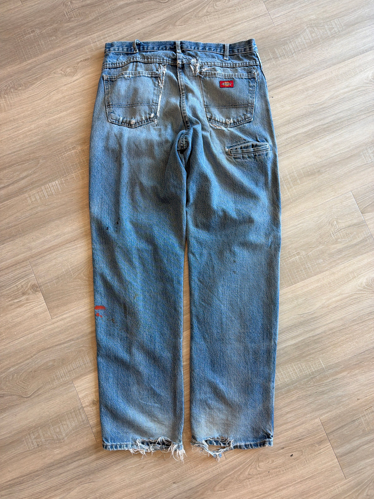 VINTAGE DISTRESSED DICKIES DOUBLE KNEE PANTS