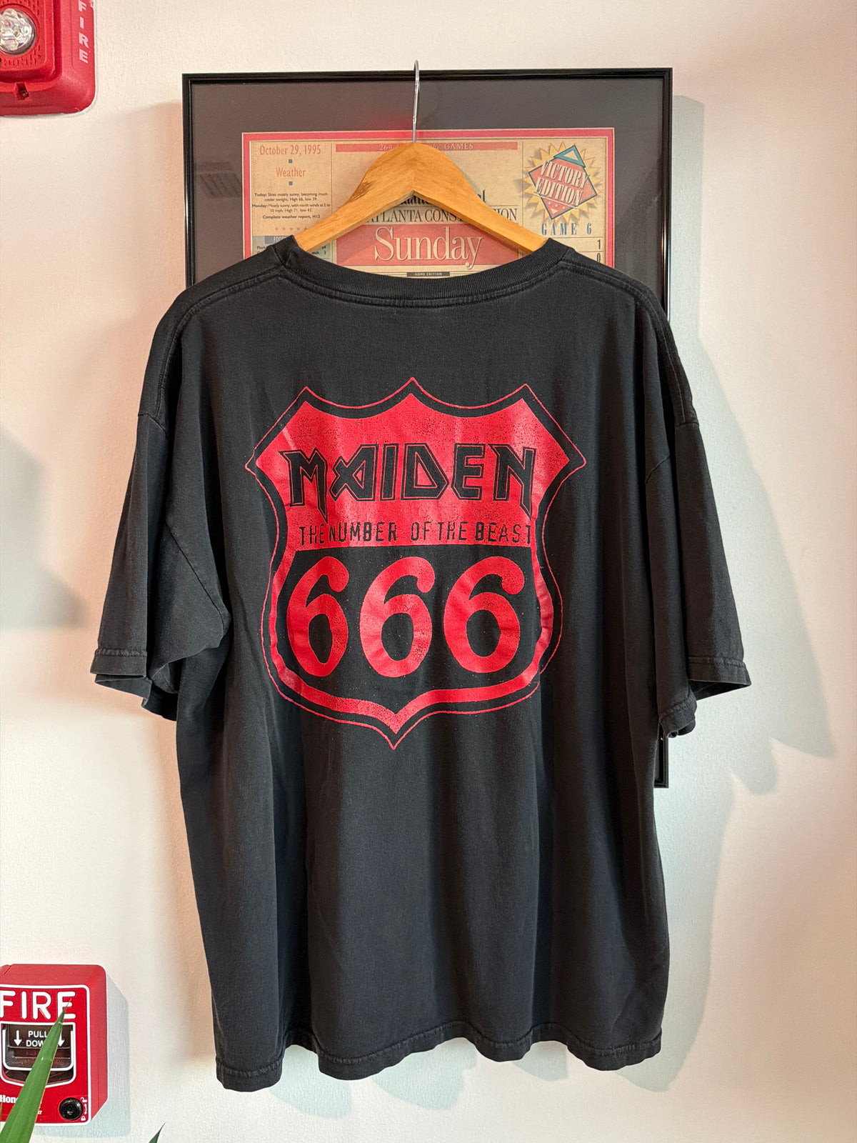VINTAGE 1990S IRON MAIDEN 666 SHIRT