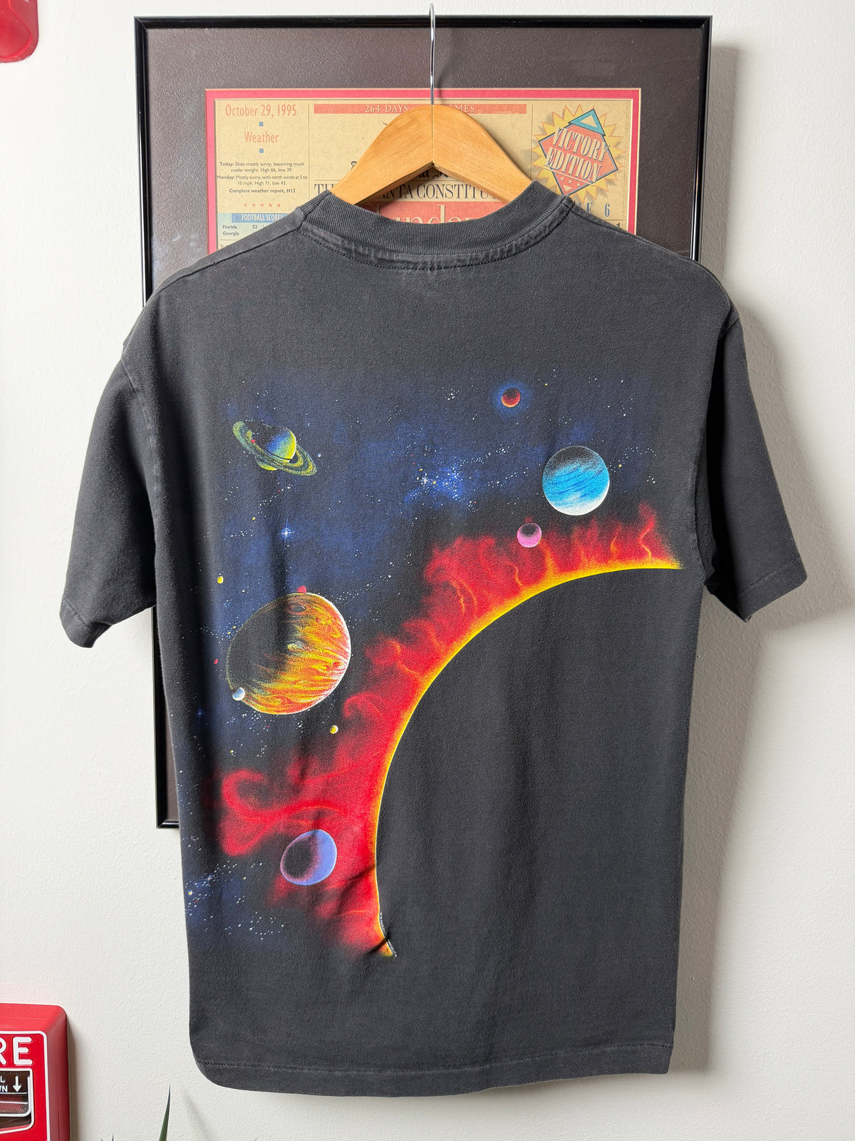 VINTAGE FADED 1990 SOLAR SYSTEM SHIRT