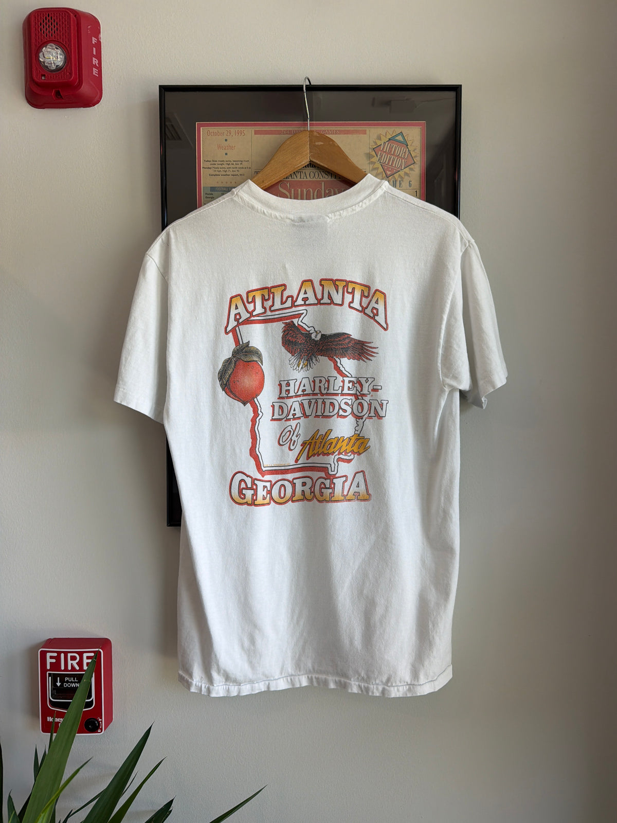 VINTAGE 1990 HARLEY DAVIDSON ATLANTA SHIRT