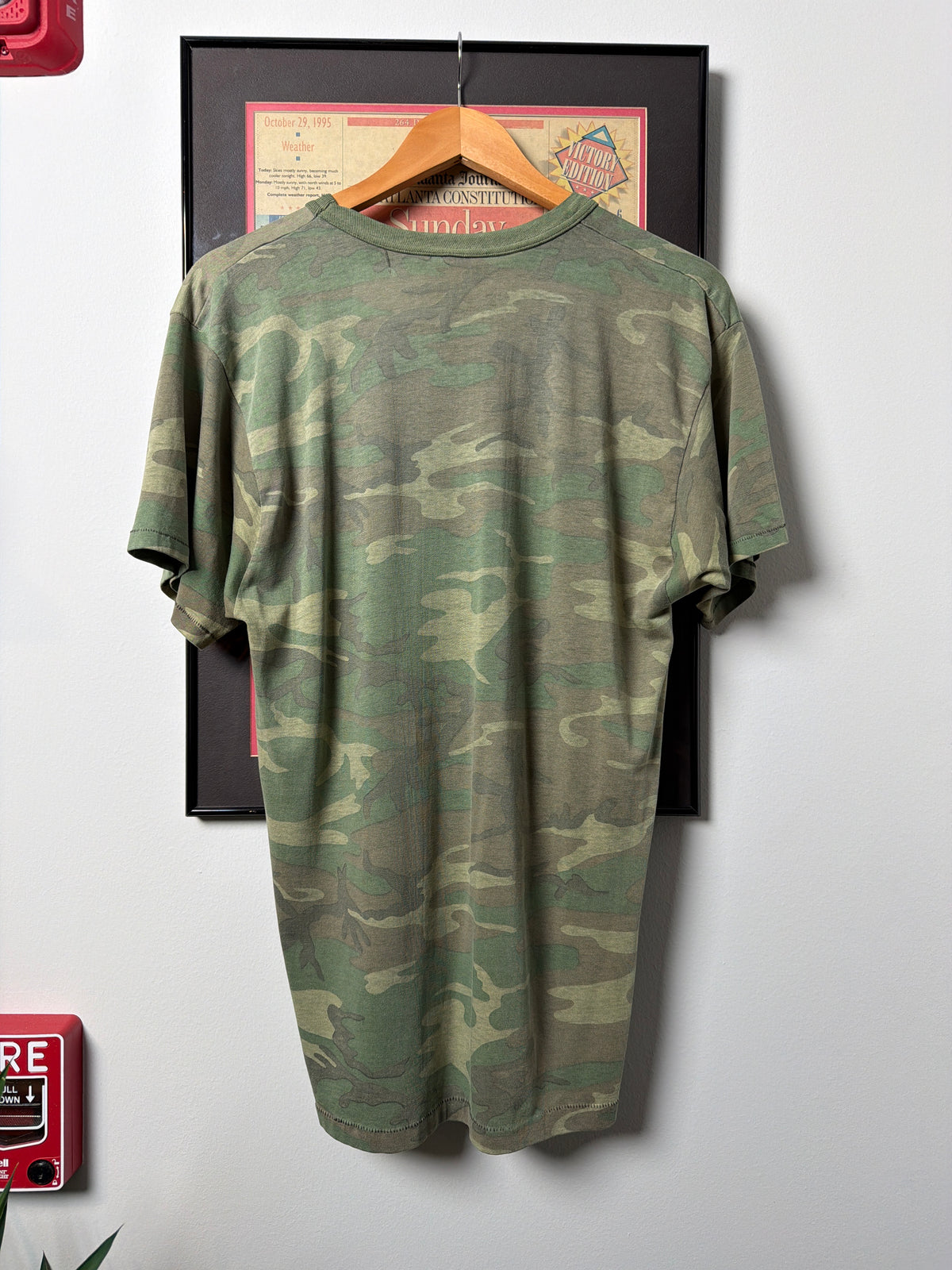 VINTAGE FADED 1990S CAMO SHIRT