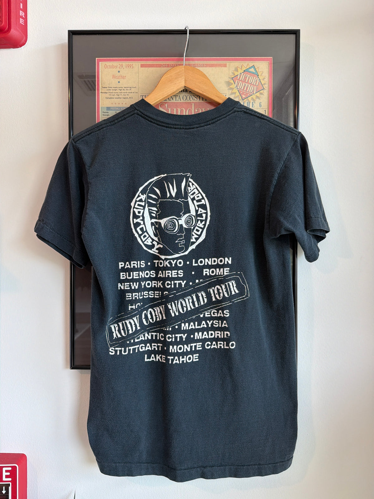 VINTAGE 1990S VANS RUDY COBY WORLD TOUR SHIRT