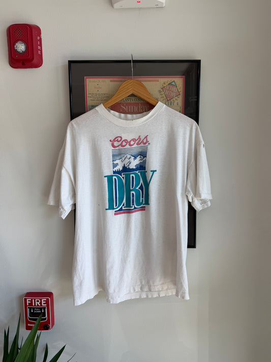 VINTAGE 1990S COORS DRY SHIRT