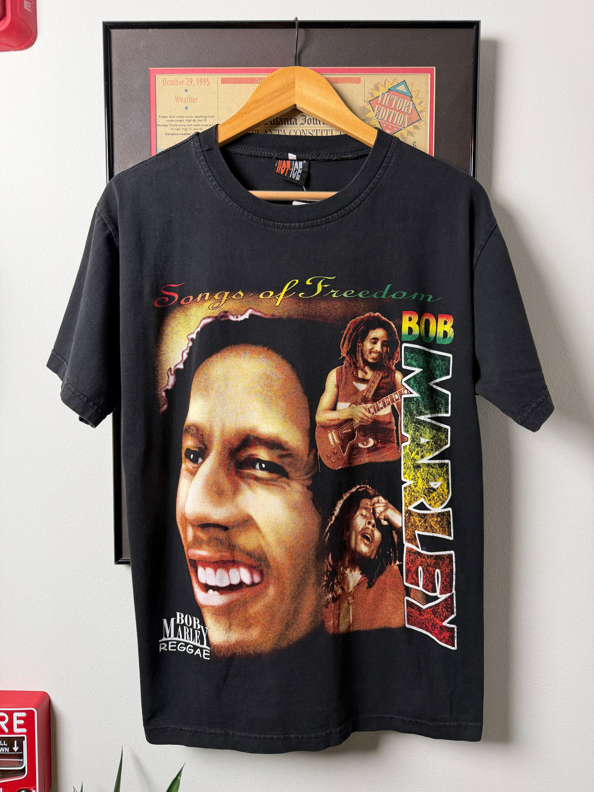 VINTAGE BOB MARLEY RAP TEE SHIRT