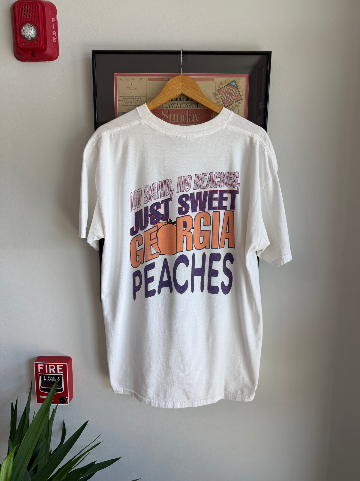 VINTAGE 1995 FREAKNIC ATLANTA SWEET GEORGIA PEACHES SHIRT