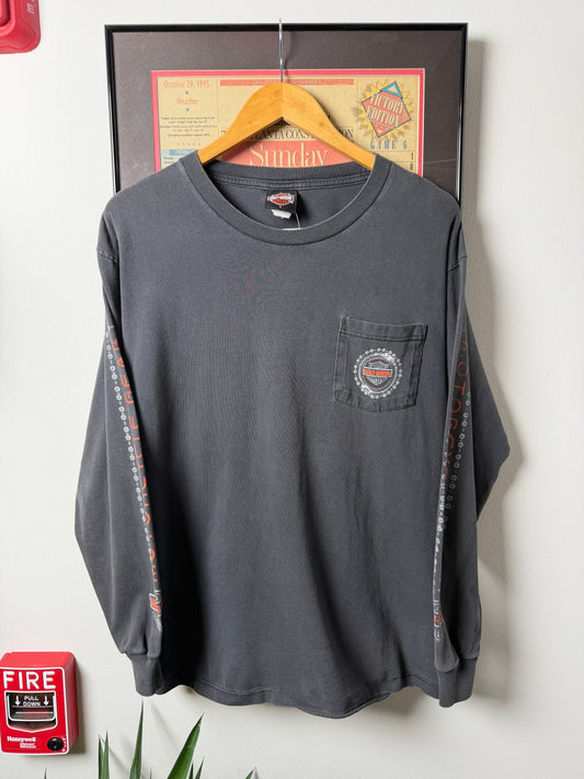 VINTAGE 2000 HARLEY DAVIDSON LONG SLEEVE HIT SHIRT