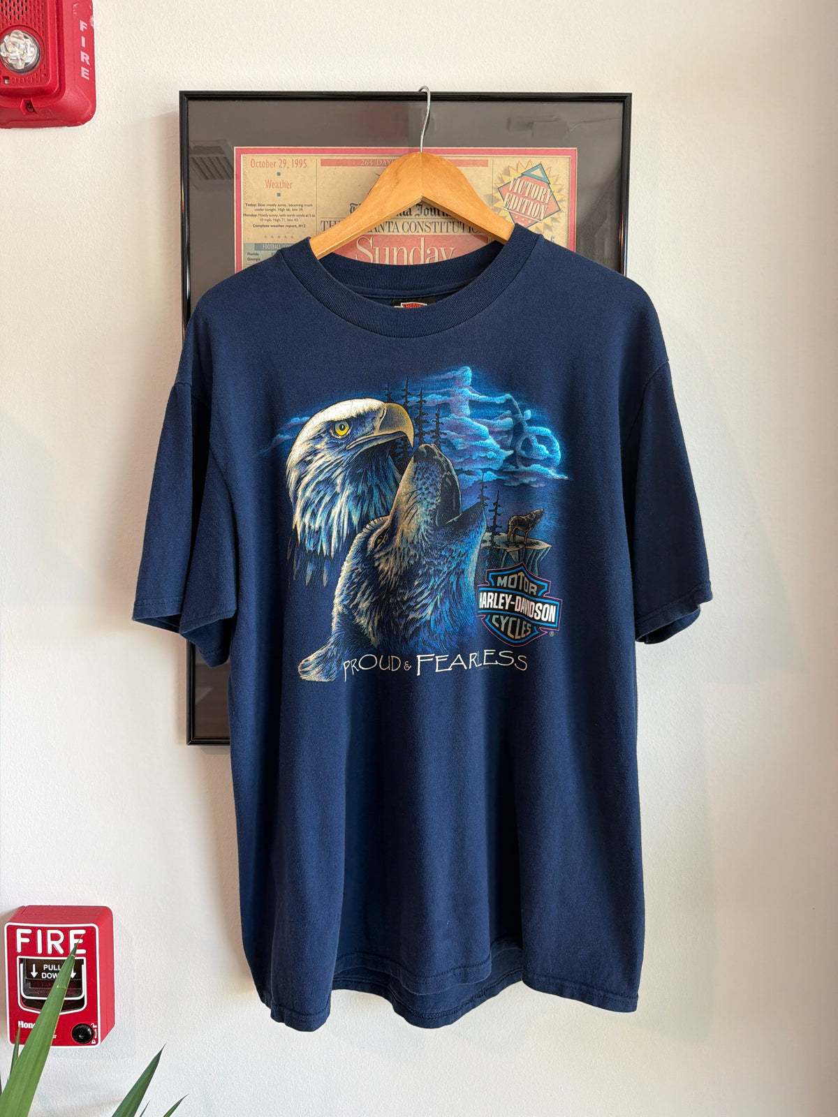 VINTAGE 1997 HARLEY DAVIDSON LOUD AND FEARLESS SHIRT
