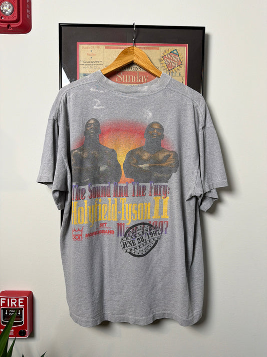 VINTAGE 1997 MIKE TYSON HOLYFIELD BOXING SHIRT