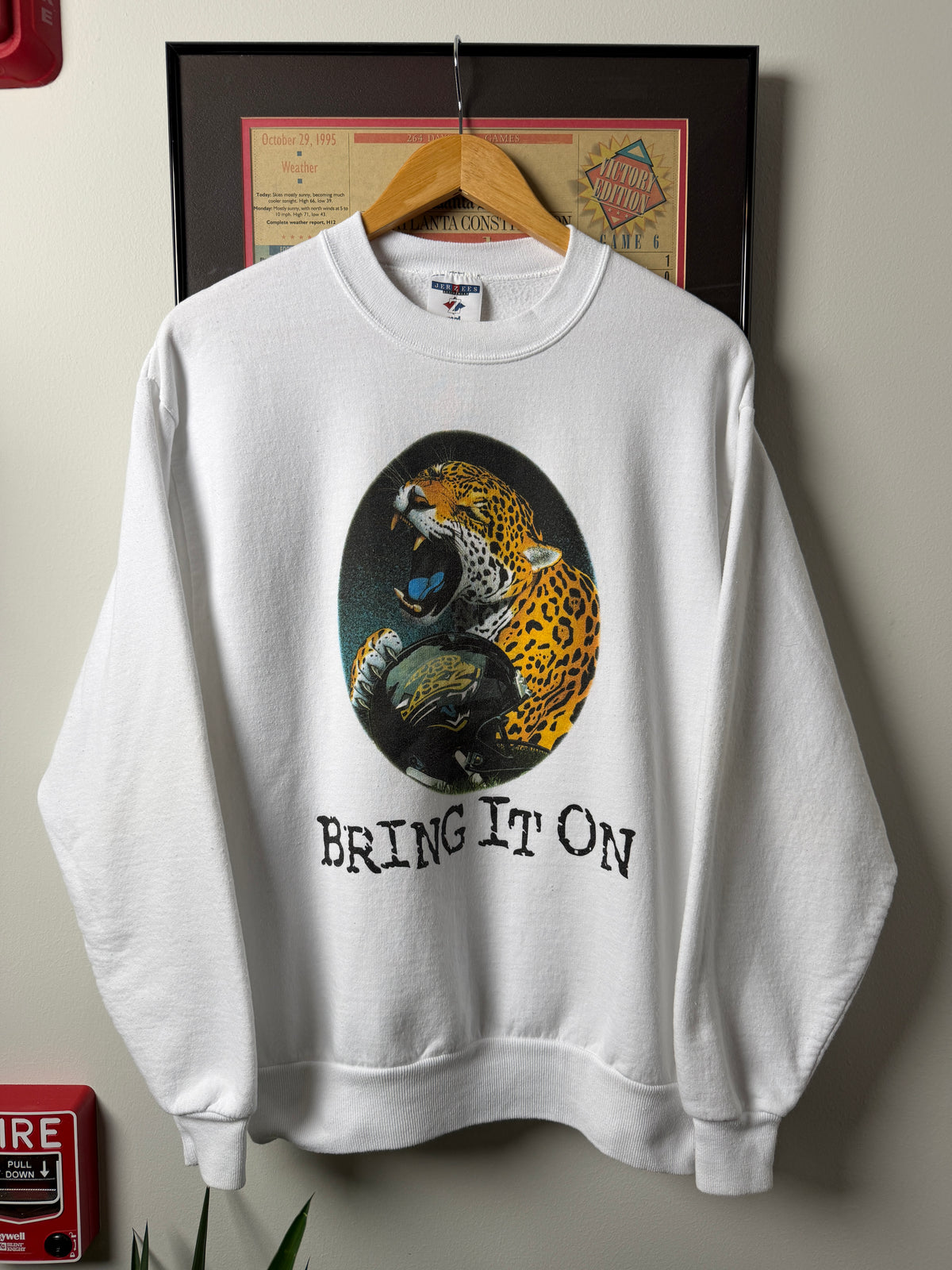 VINTAGE 1990S JACKSONVILLE JAGUARS NFL SWEATSHIRT