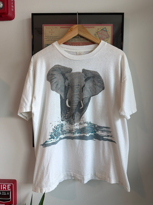 1990S ELEPHANT NATURE DOUBLE SIDED SHIRT