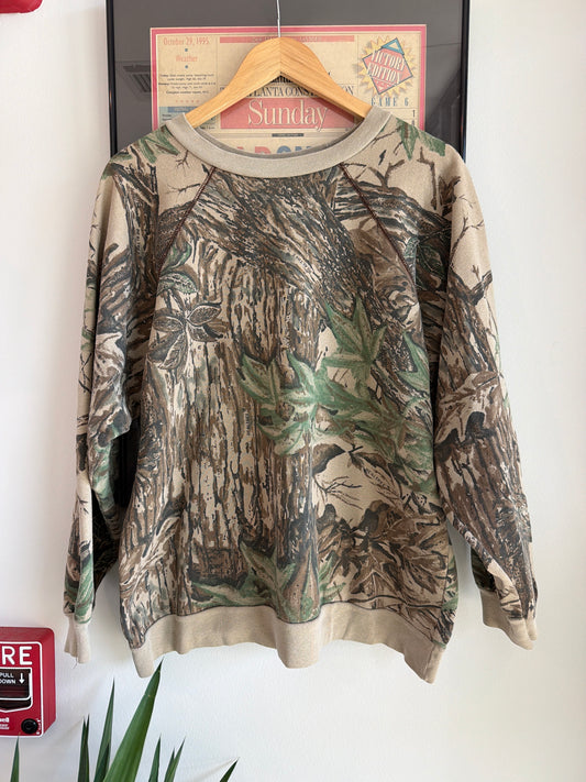 VINTAGE 1980S REALTREE CAMO SWEATSHIRT