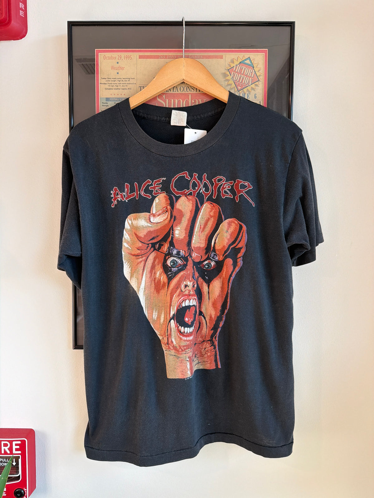 VINTAGE 1987 ALICE COOPER RAISE YOUR FIST SHIRT