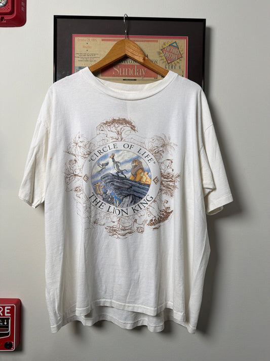 VINTAGE 1990S THE LION KING CIRCLE OF LIFE SHIRT