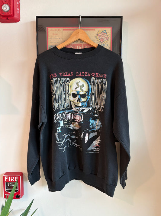 VINTAGE 1998 STONE COLD STEVE AUSTIN SWEATSHIRT
