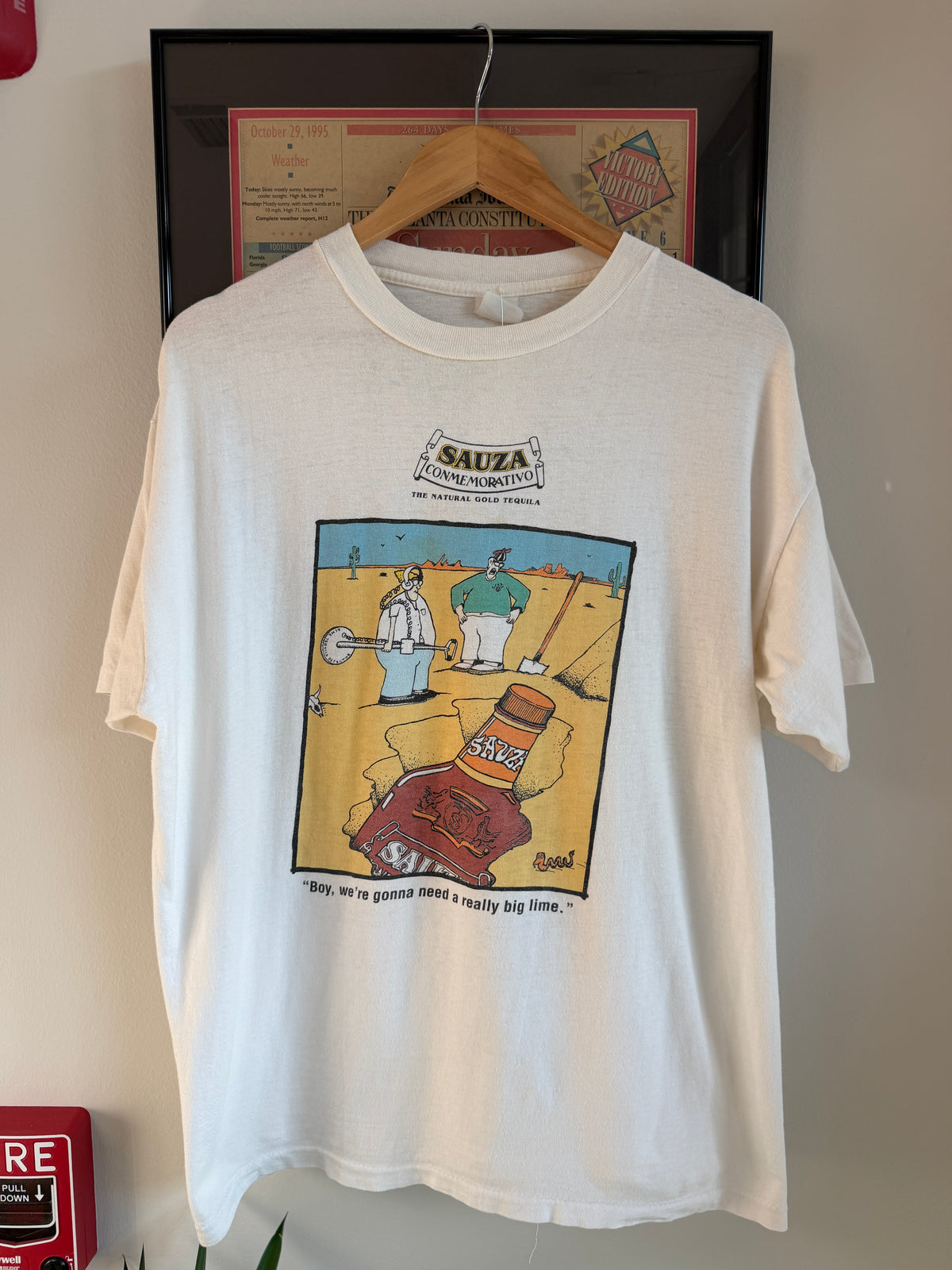 VINTAGE 1990S SAUZA TEQUILA SHIRT