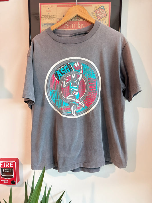 VINTAGE 1990S FADED BASKETBALL SHIRT