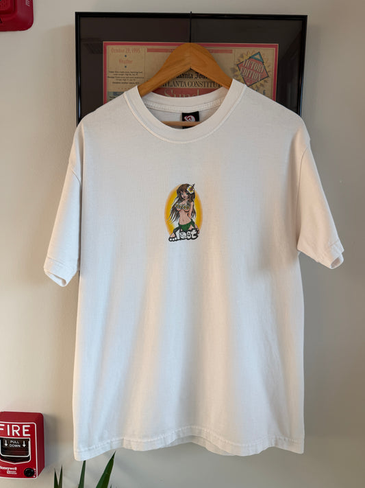 VINTAGE 1990S LOST SKATE HAWAIIAN GIRL
