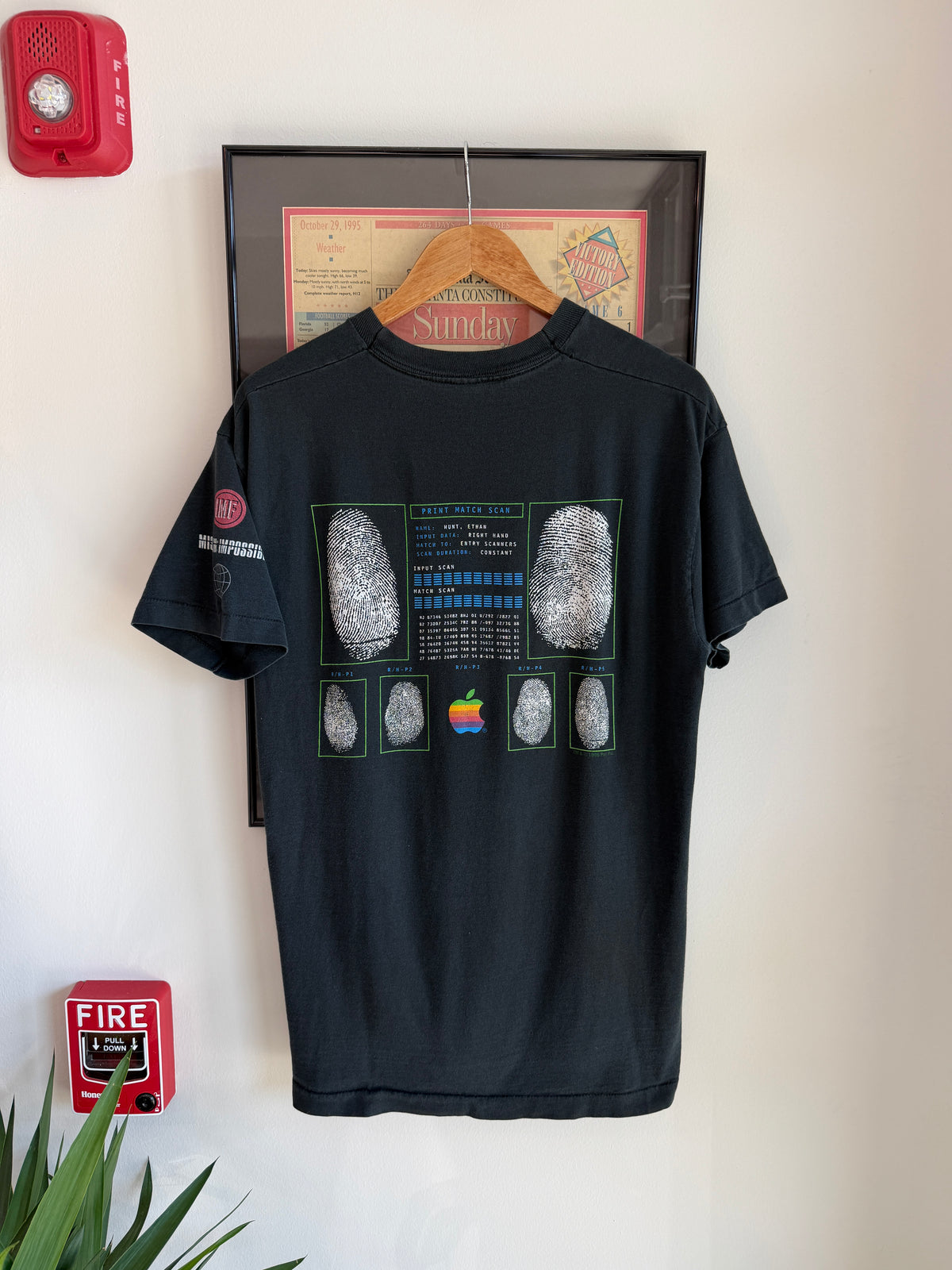 VINTAGE 1990S APPLE MISSION IMPOSSIBLE SHIRT
