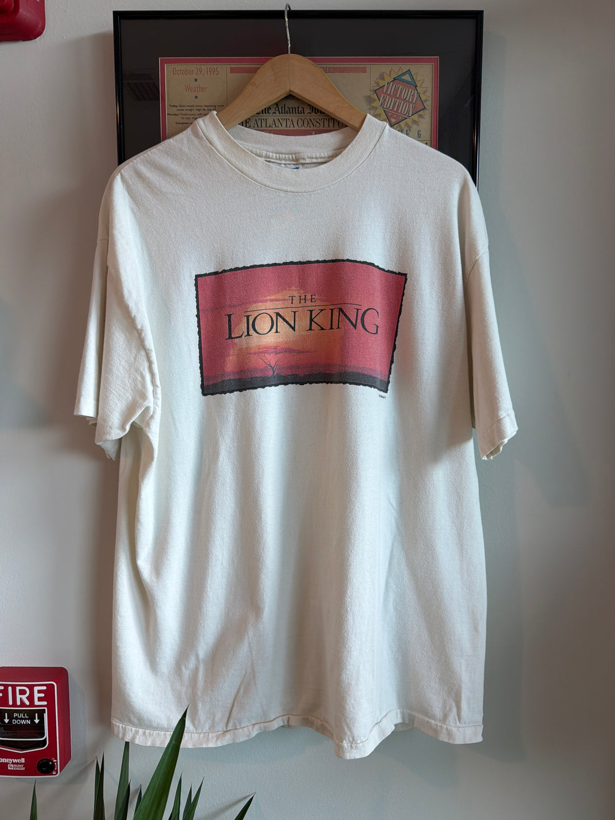 VINTAGE 1990S THE LION KING MOVIE PROMO SHIRT
