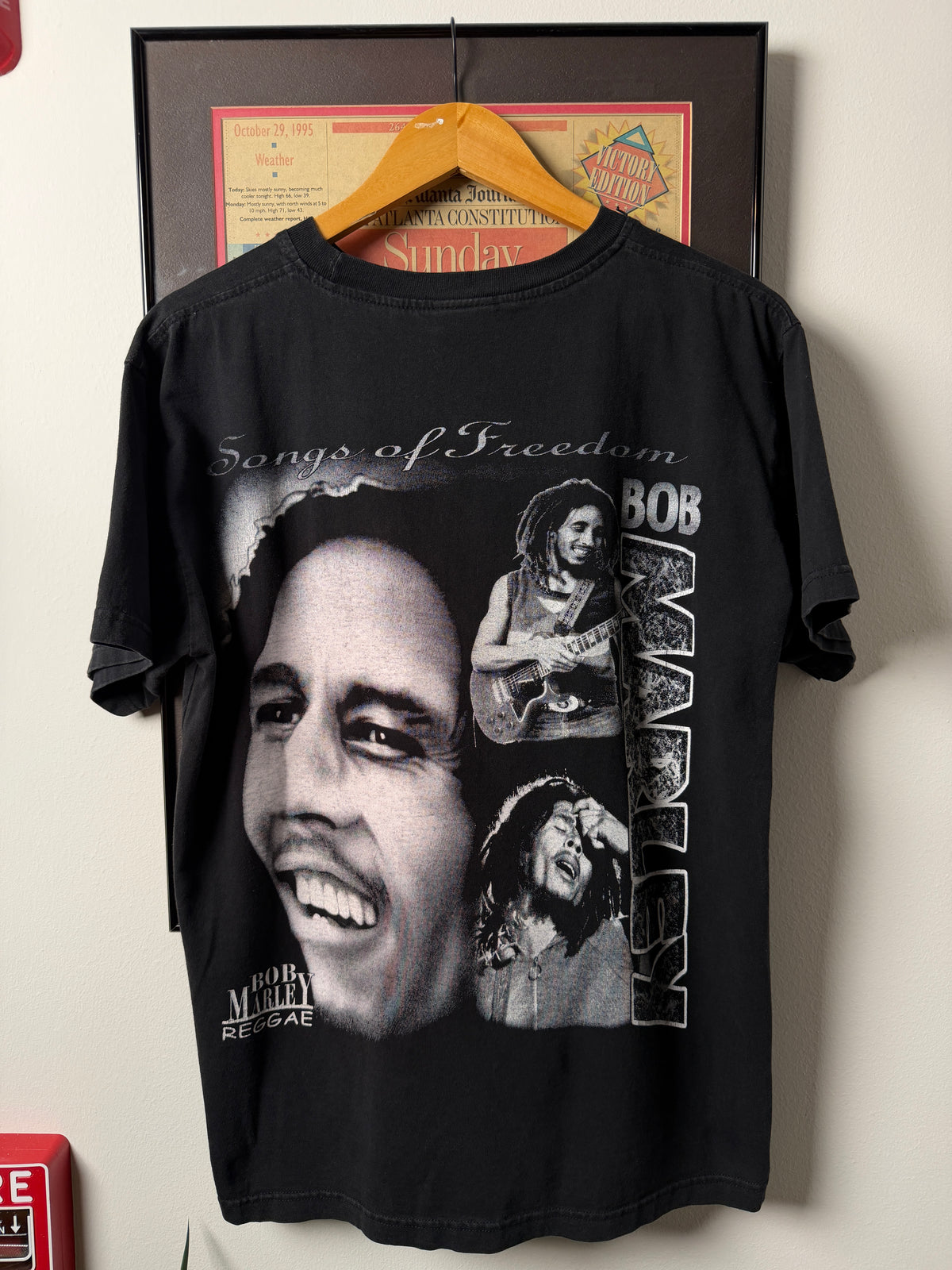 VINTAGE BOB MARLEY RAP TEE SHIRT