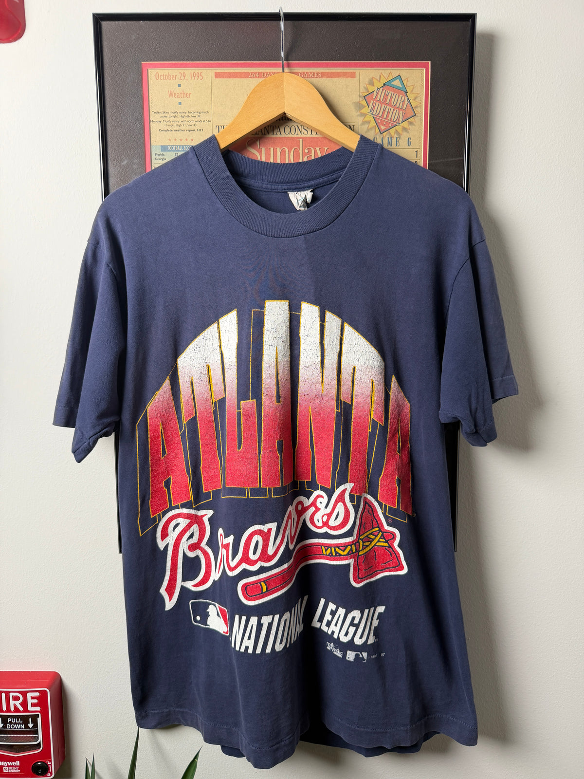 VINTAGE 1994 ATLANTA BRAVES SPELLOUT SHIRT