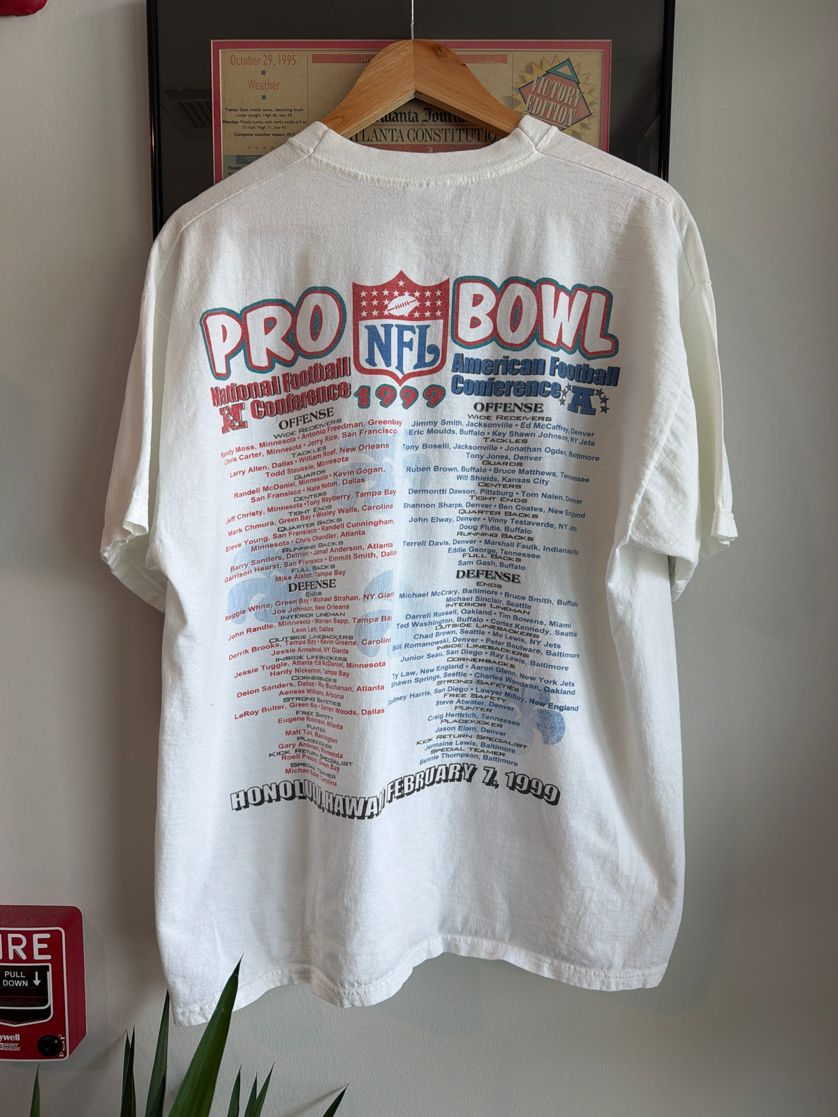 1999 NFL PRO BOWL HAWAII SHIRT