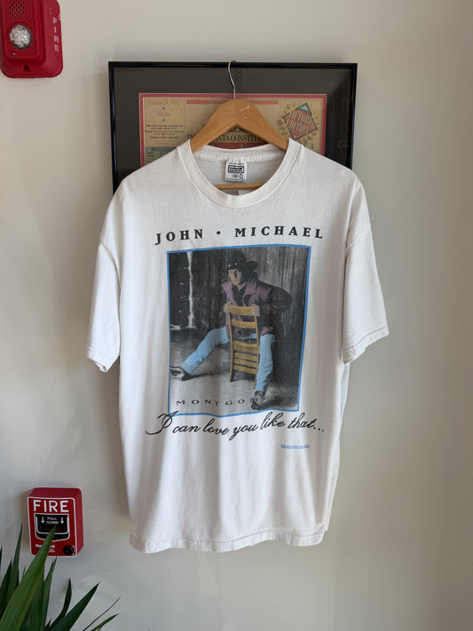 VINTAGE 1995 JOHN MICHAEL MONTGOMERY BAND SHIRT