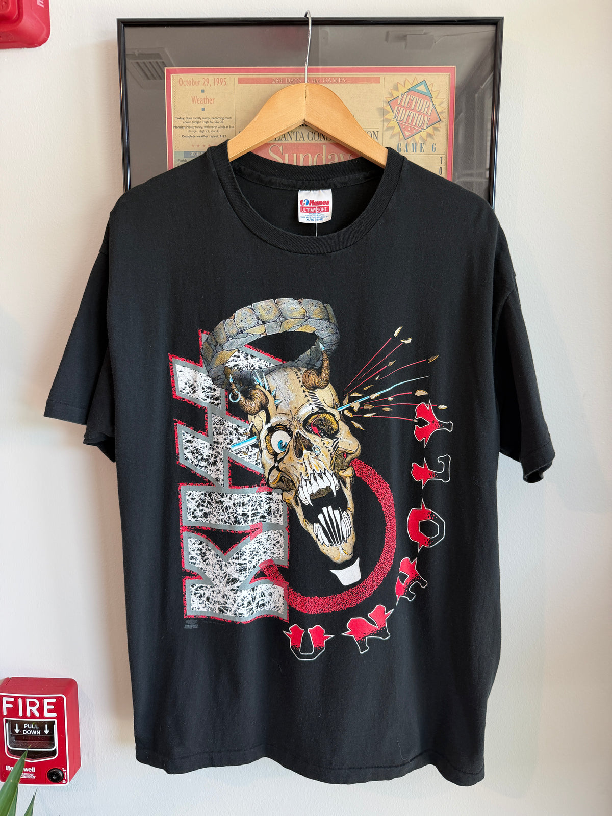 VINTAGE 1992 KISS UNHOLY BAND SHIRT