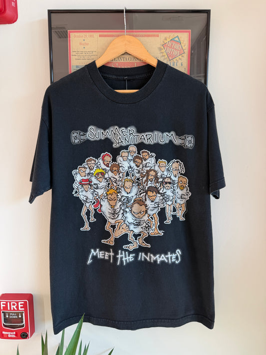 VINTAGE 2000 SUMMER SANITARIUM METAL BAND SHIRT