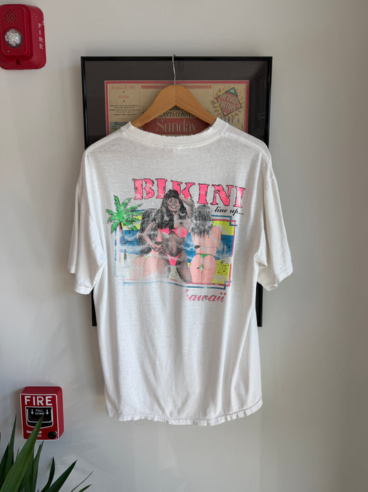 VINTAGE 1990S BIKINI LINE UP HAWAII SHIRT