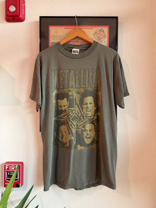 VINTAGE 1990S METALLICA POOR TOURING BAND SHIRT