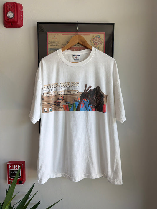 VINTAGE 1999 STAR WARS EPISODE 1 RACER N64 VIDEO GAME SHIRT