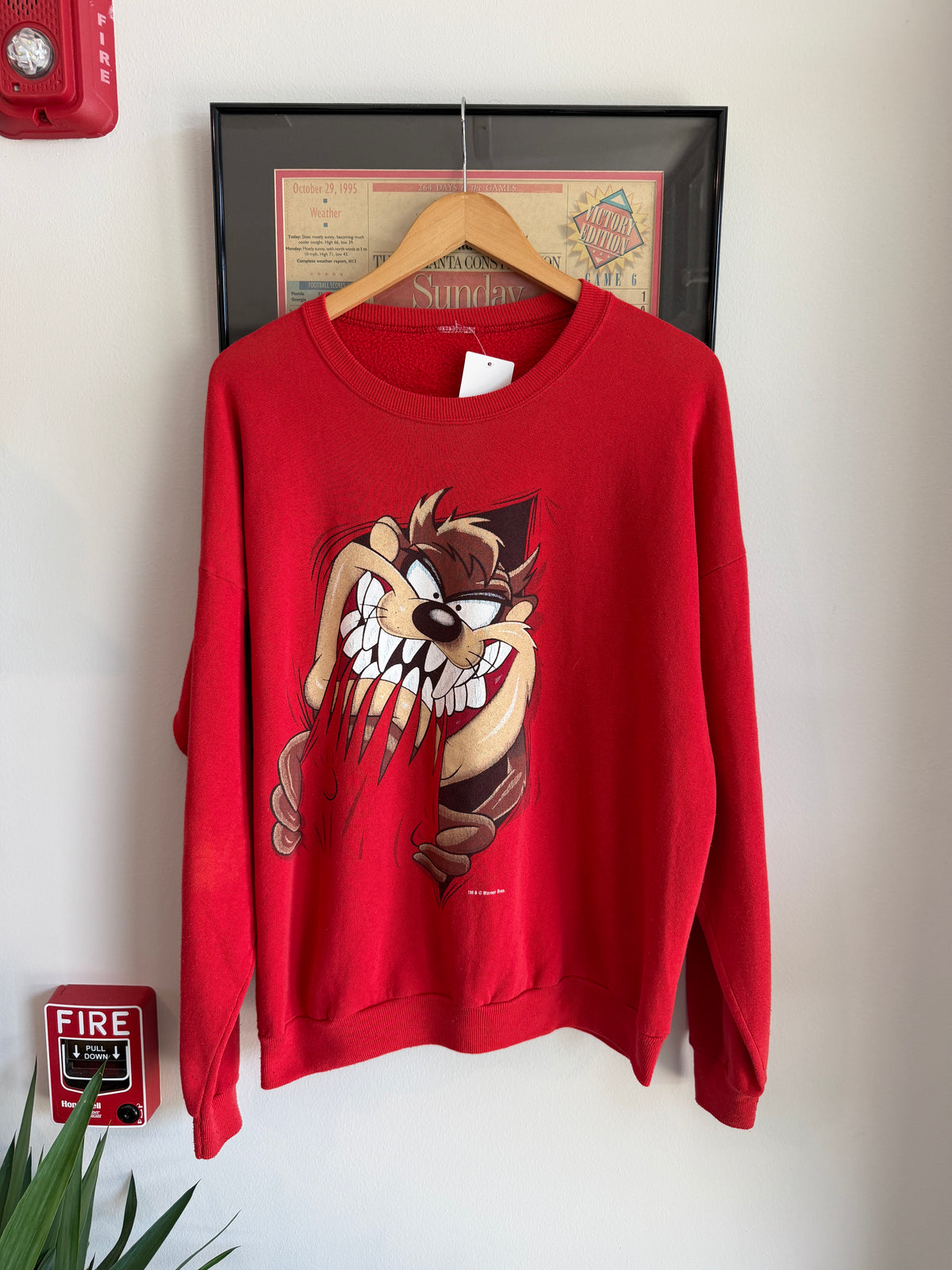 VINTAGE 1990S TAZ BREAKTHROUGH SWEATSHIRT