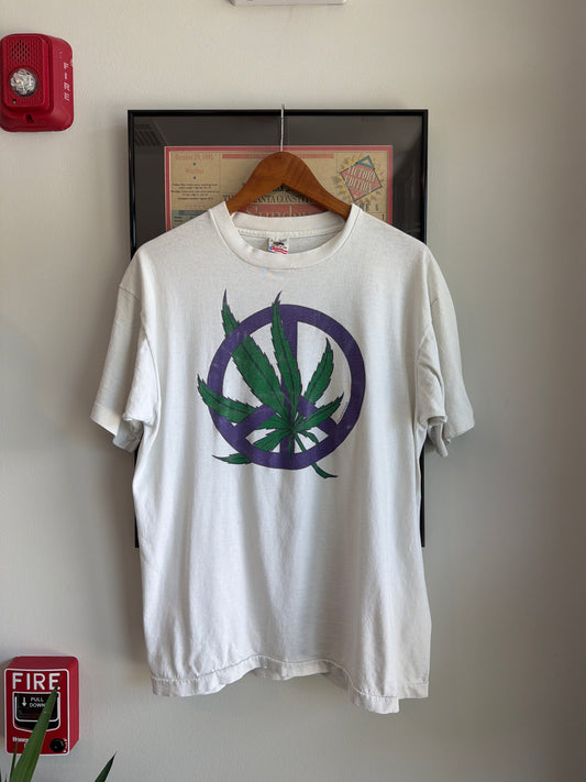 VINTAGE 1990S WEED DID YOU KNOW SHIRT