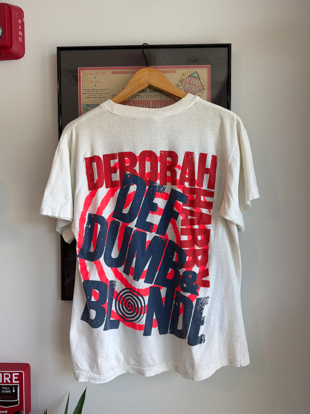 VINTAGE 1990 DEBORAH HARRY DIRTY HARRY UK TOUR SHIRT