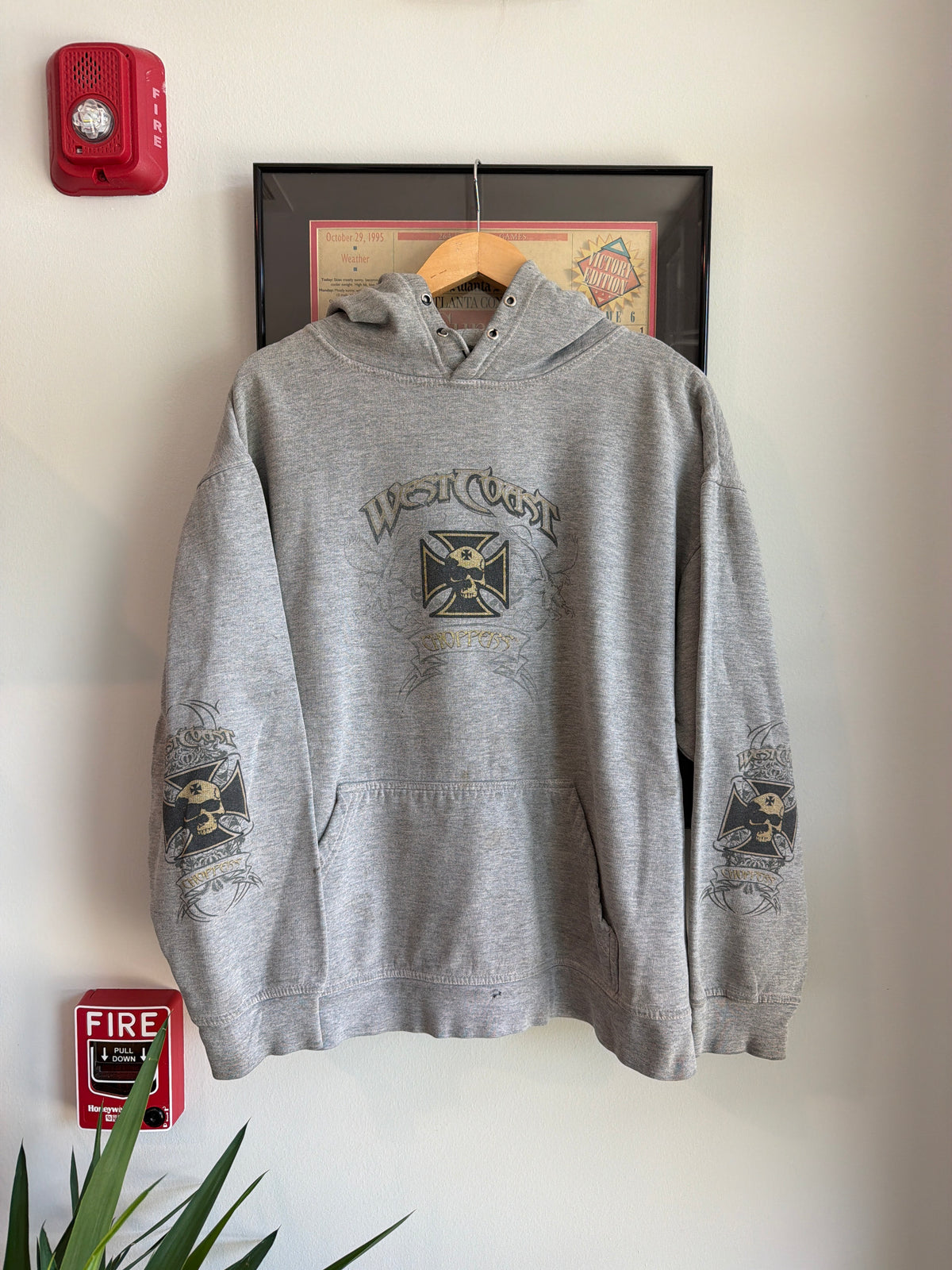 VINTAGE 1990S WEST COAST CHOPPERS HOODIE