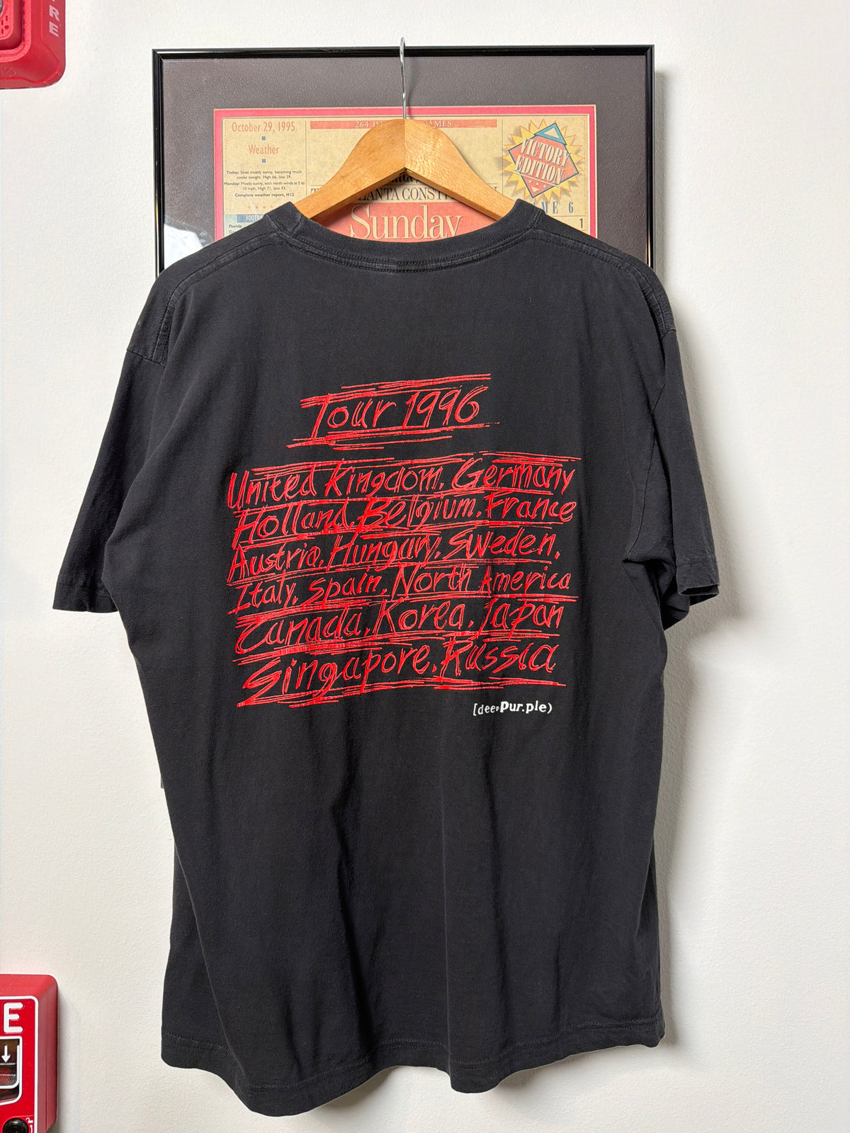 VINTAGE 1993 DEEP PURPLE BAND SHIRT