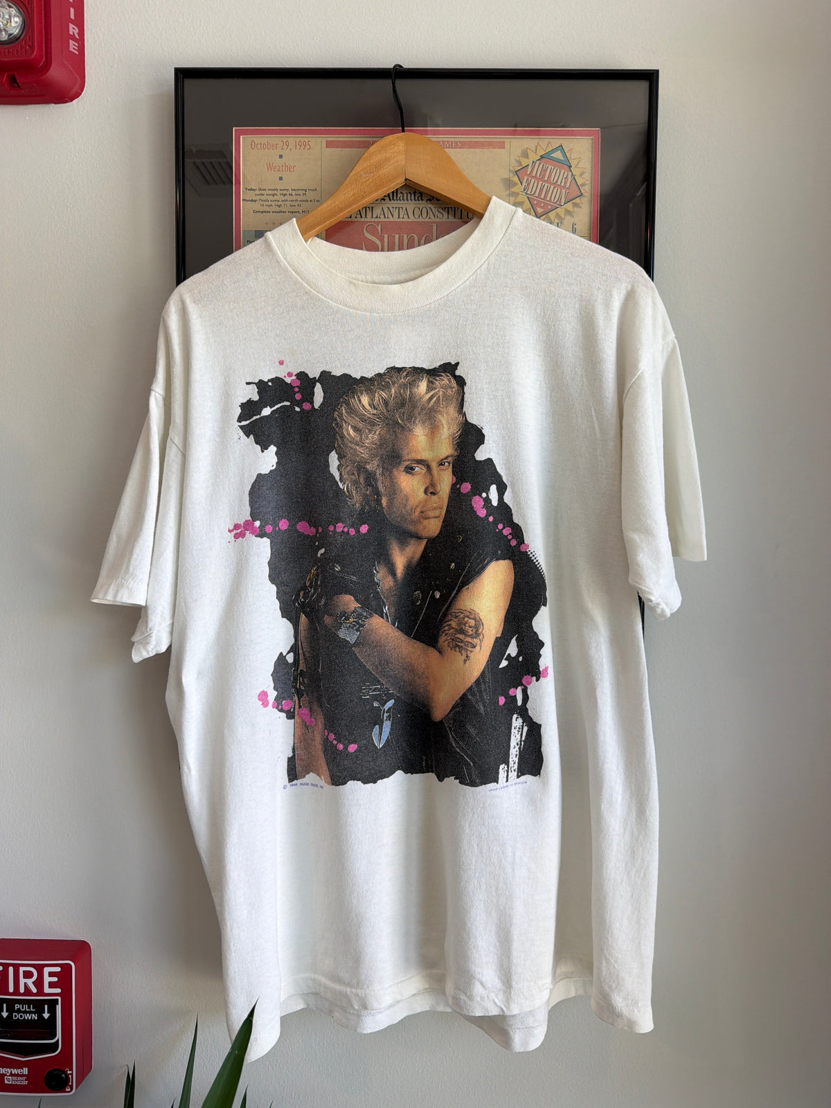 VINTAGE 1990 BILLY IDOL CHARMED LIFE TOUR SHIRT