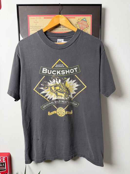 VINTAGE FADED DISTRESSED 1990S BUCKSHOT LIQUEUR SHIRT