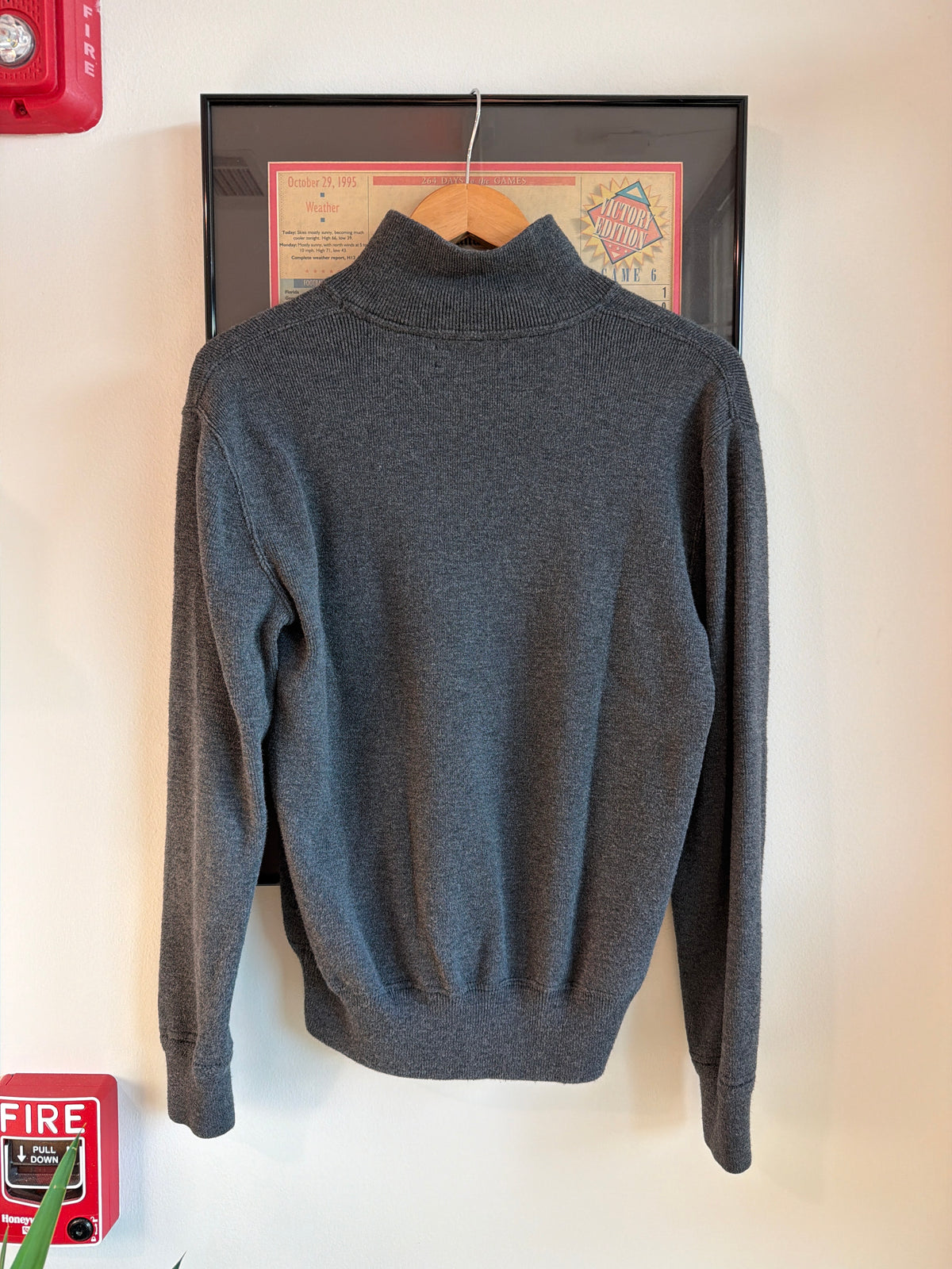 POLO SPELLOUT QUARTER ZIP