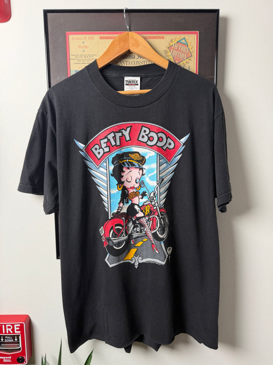 VINTAGE 1990S BETTY BOOP BIKER SHIRT