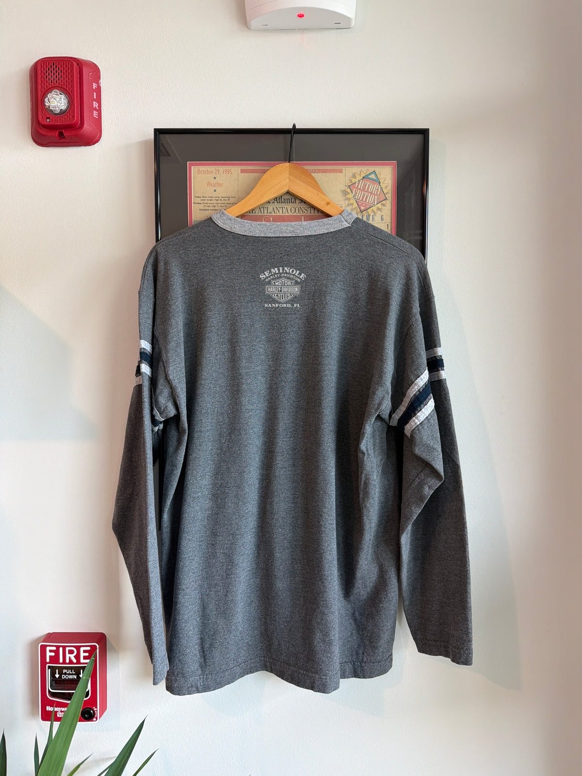 VINTAGE 2007 HARLEY DAVIDSON JERSEY LONG SLEEVE SHIRT
