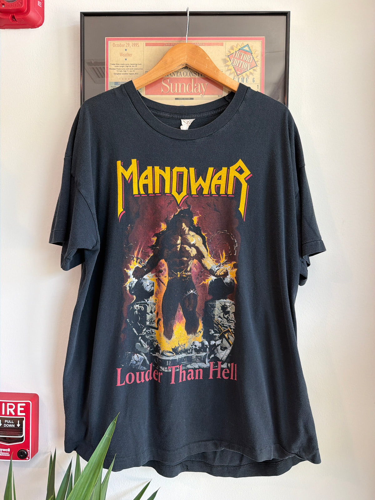 VINTAGE 1997 MANOWAR LOUDER THAN HELL SHIRT