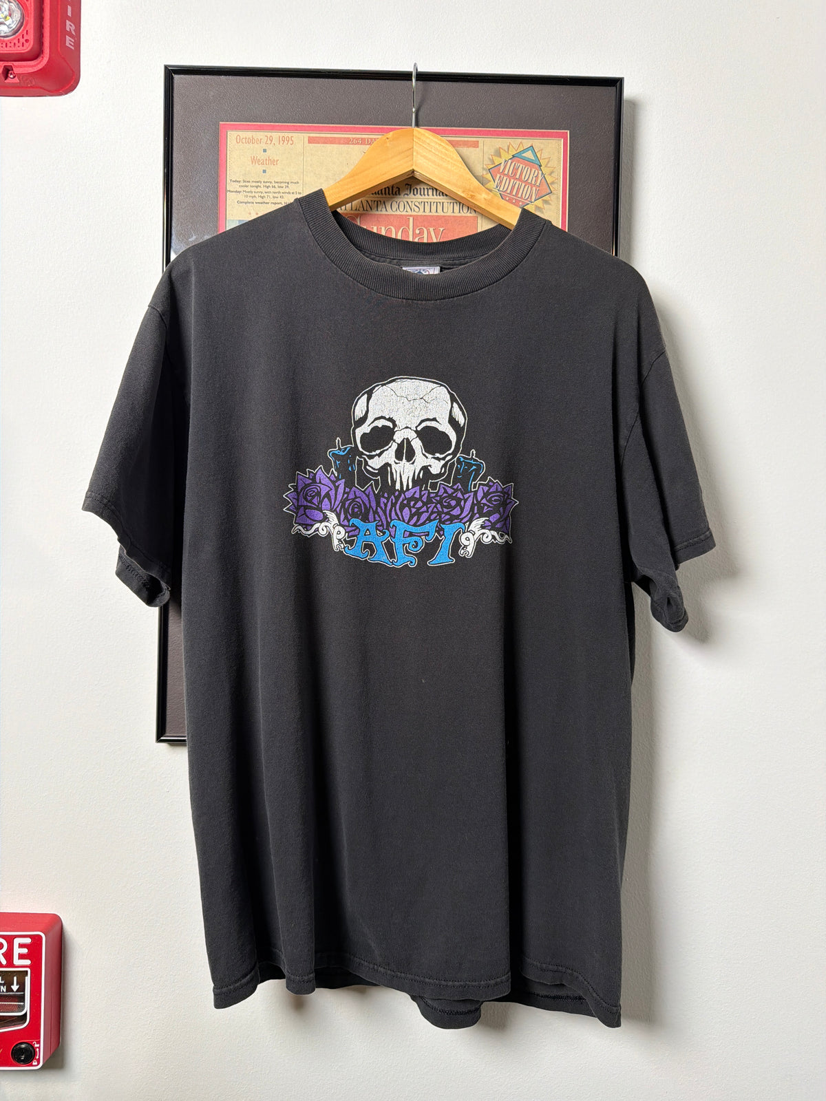 VINTAGE 1990S AF1 A FIRE INSIDE SHIRT