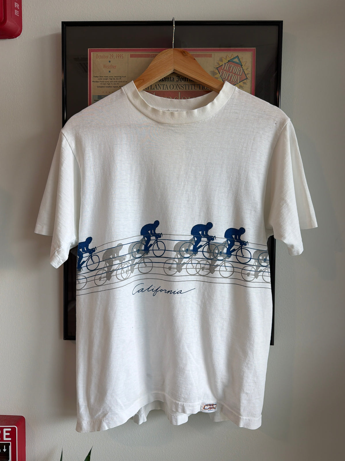 1980S BICYCLE CALIFORNIA WRAPAROUND SHIRT