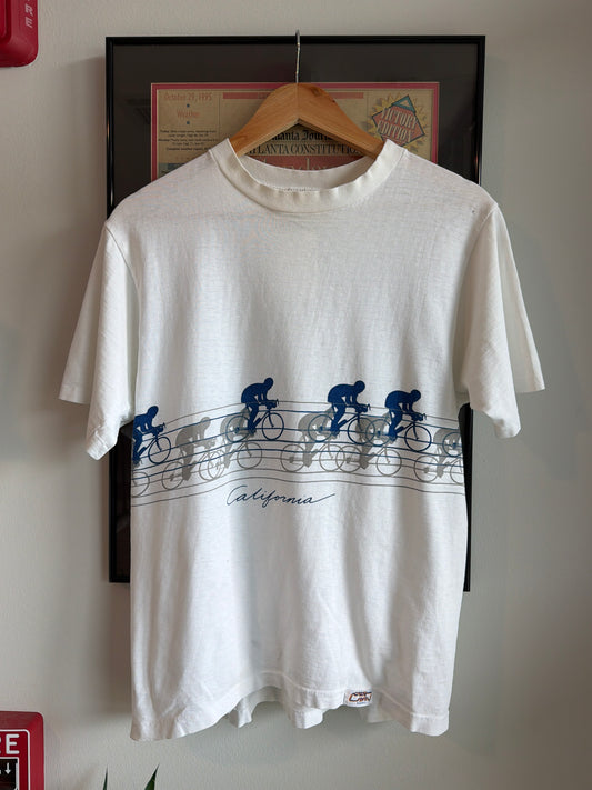 1980S BICYCLE CALIFORNIA WRAPAROUND SHIRT