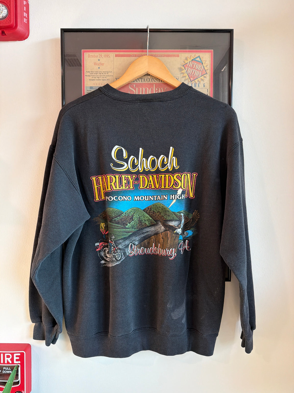 VINTAGE 2000 HARLEY DAVIDSON PENNSYLVANIA SWEATSHIRT