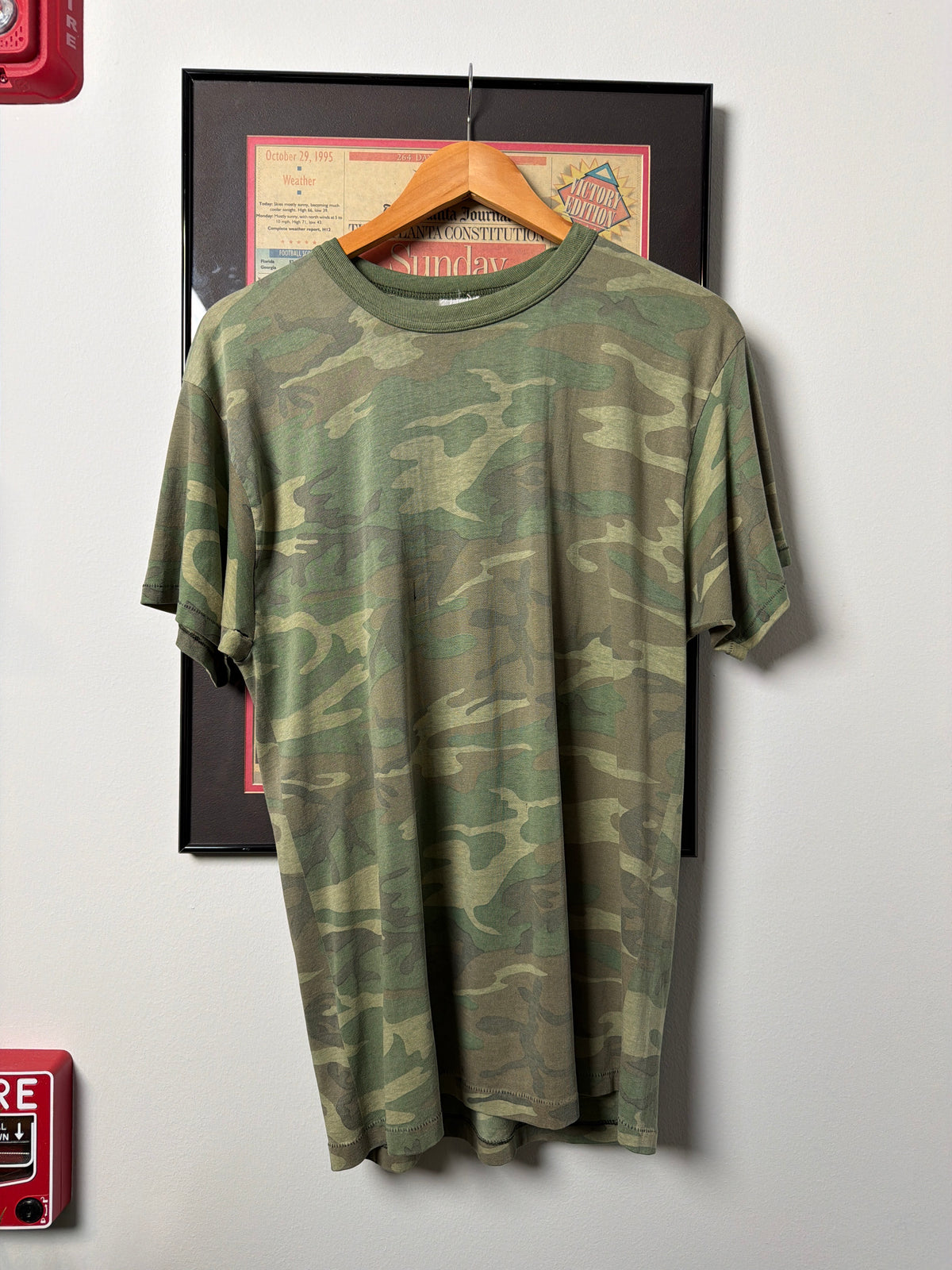 VINTAGE FADED 1990S CAMO SHIRT