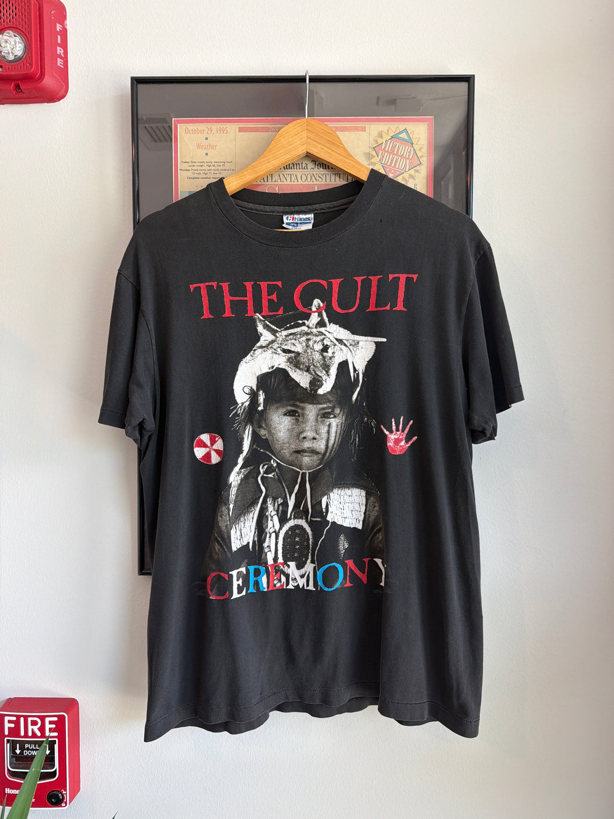 VINTAGE 1990S THE CULT CEREMONIAL STOMP SHIRT