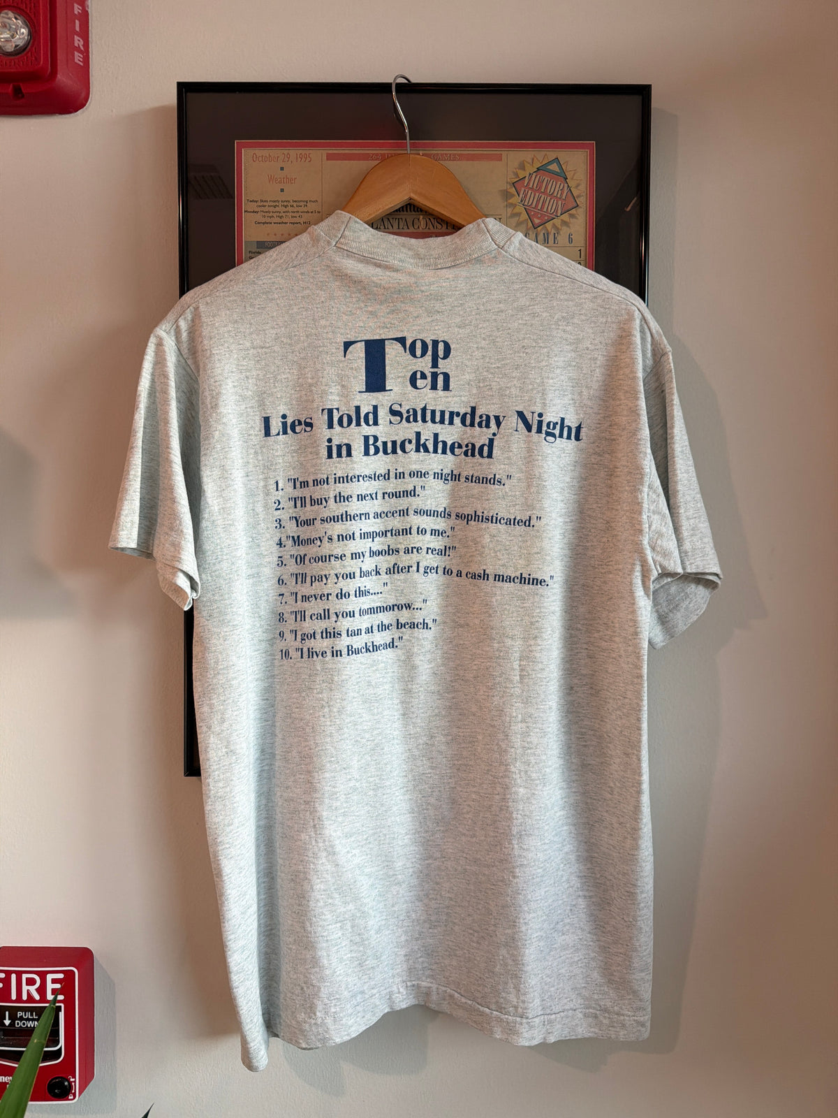 VINTAGE 1990S LATE NIGHT BUCKHEAD SHIRT